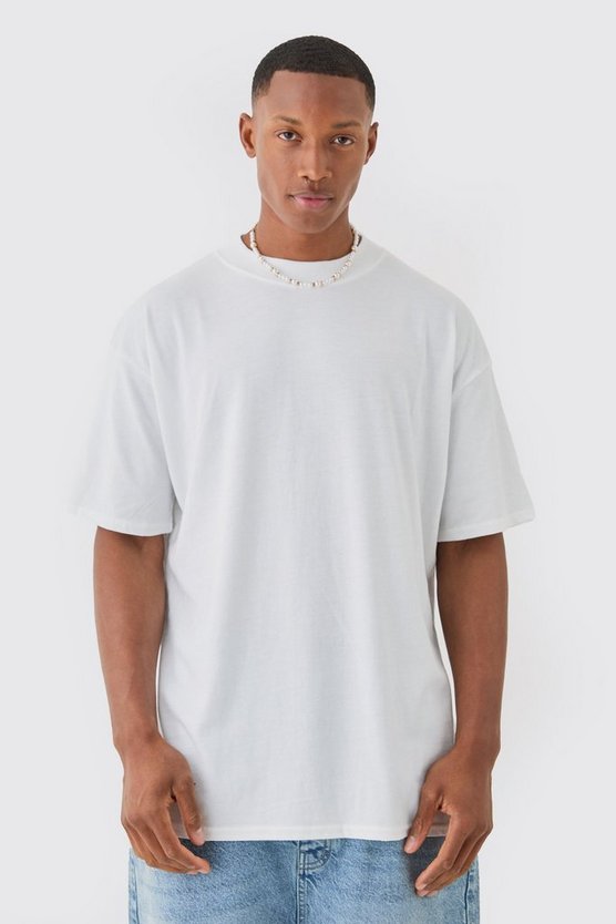 Oversize T-Shirt mit floralem Worldwide Print