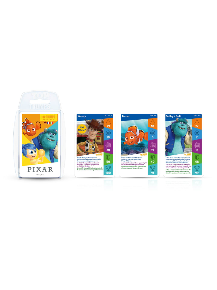 Winning Moves Top Trumps - Pixar Kartenspiel Quartett Wissensspiel in bunt günstig kaufen onesize