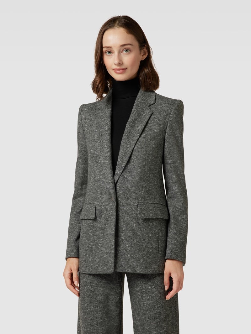 Blazer mit Knopfverschluss Modell 'ATLIN' in anthrazit