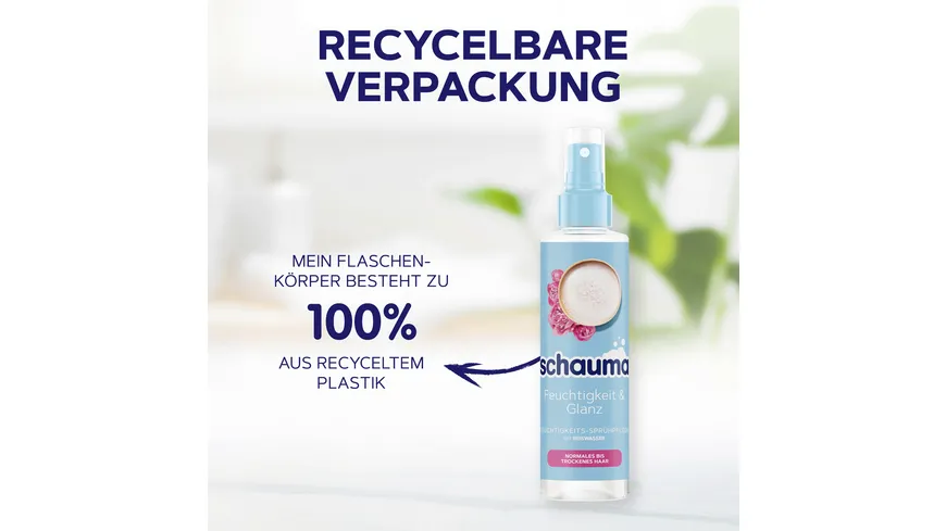 SCHAUMA Sprüh-Spülung Feuchtigkeit & Glanz 200 ml