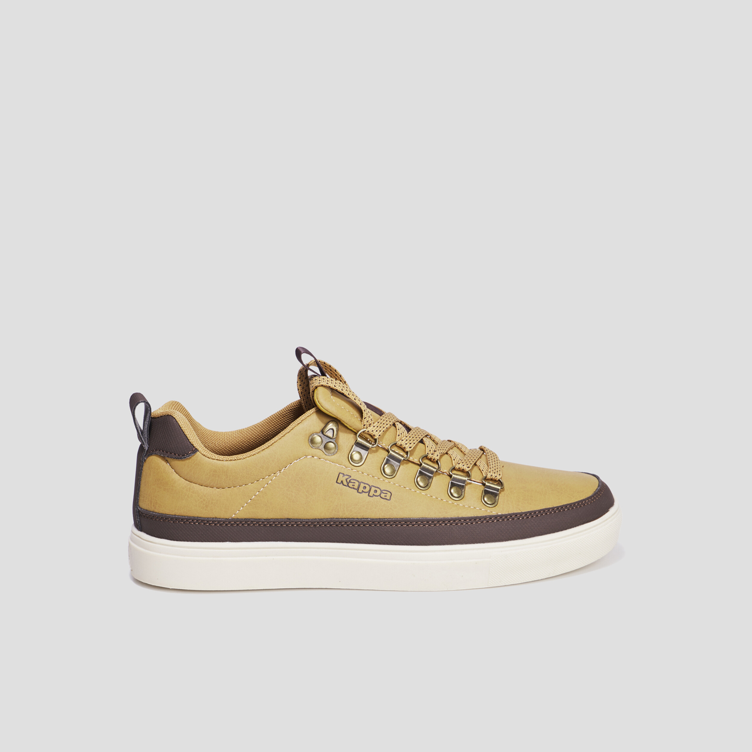 Tennis basses à lacets Kappa Lacedelli camel homme | La Halle