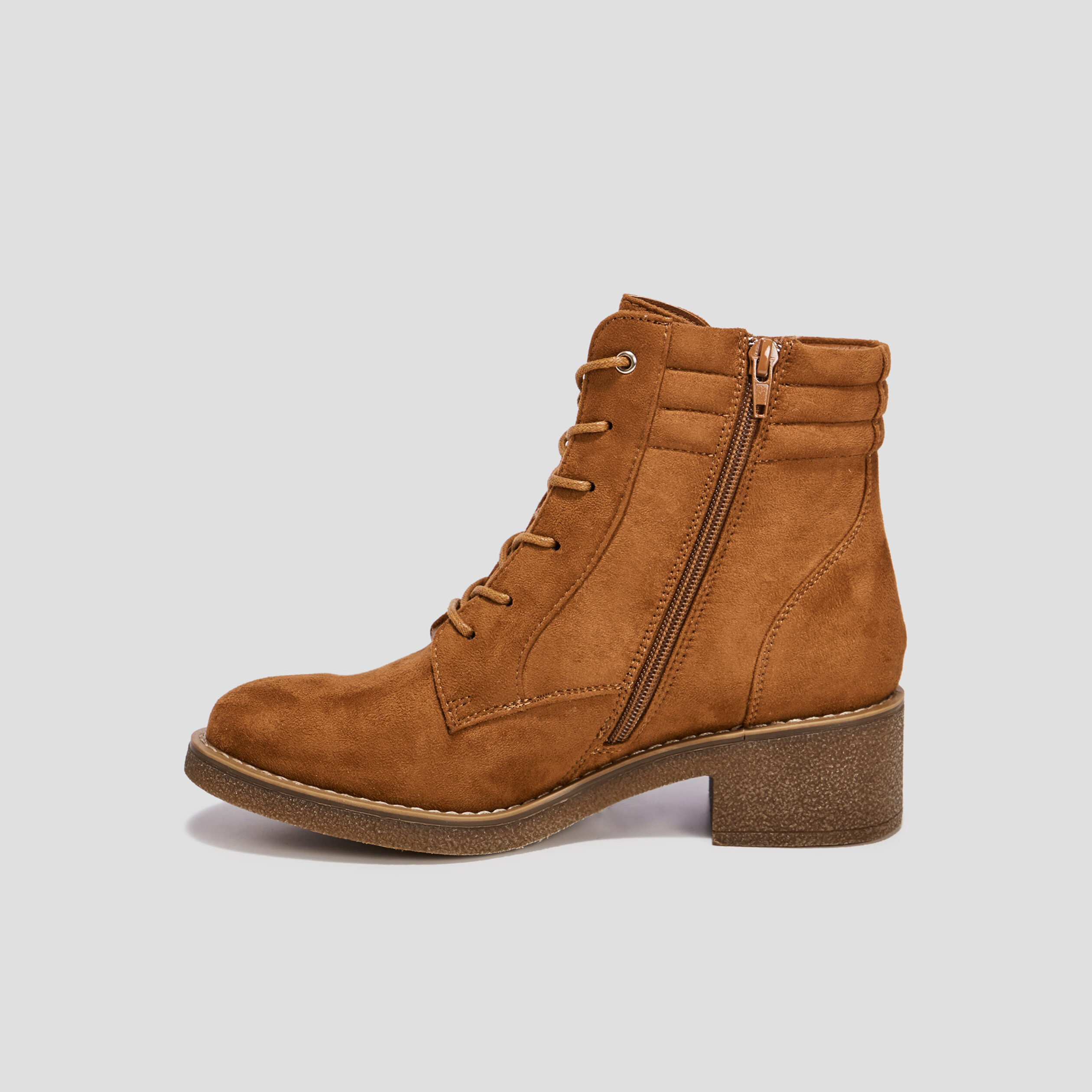 Bottines à talons marron femme | La Halle