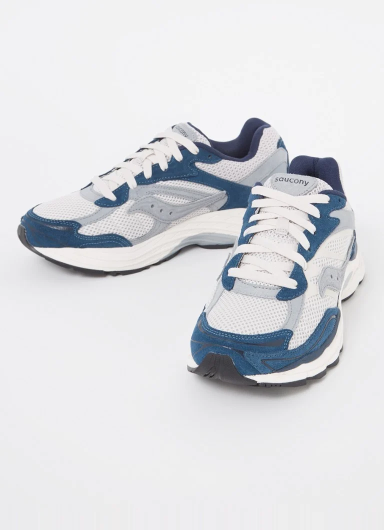 Saucony Progrid Omni 9 hálós cipő velúr részletekkel