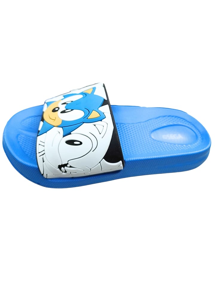 Sonic Badelatschen Sonic The Hedgehog in Blau günstig kaufen