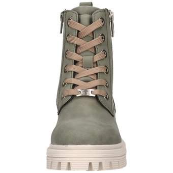 Tom Tailor Schnür Boots in grün