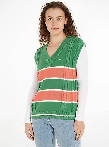 TOMMY-JEANS Damen Pullunder