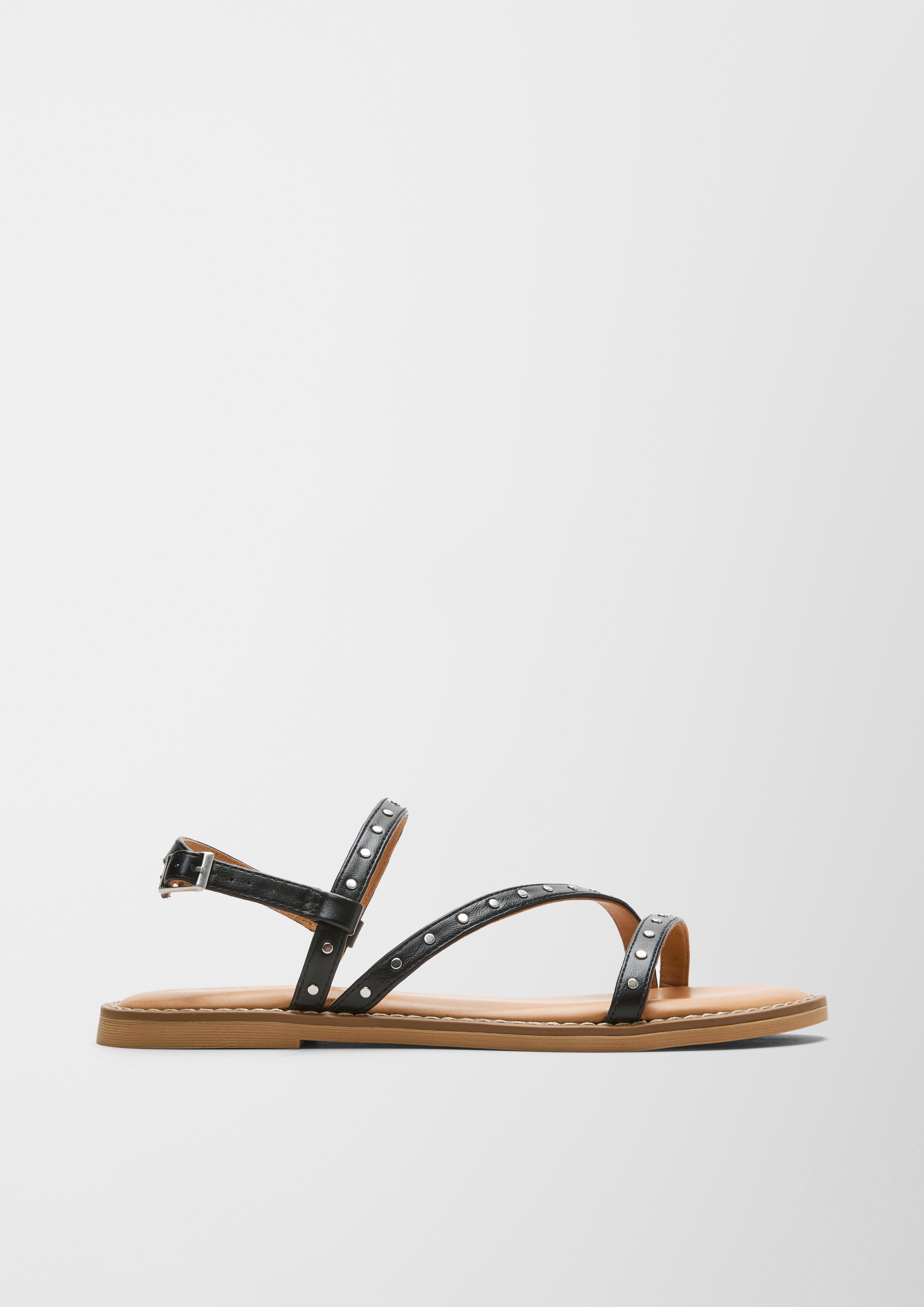 Nieten-Sandalen aus Echtleder  6007740-001