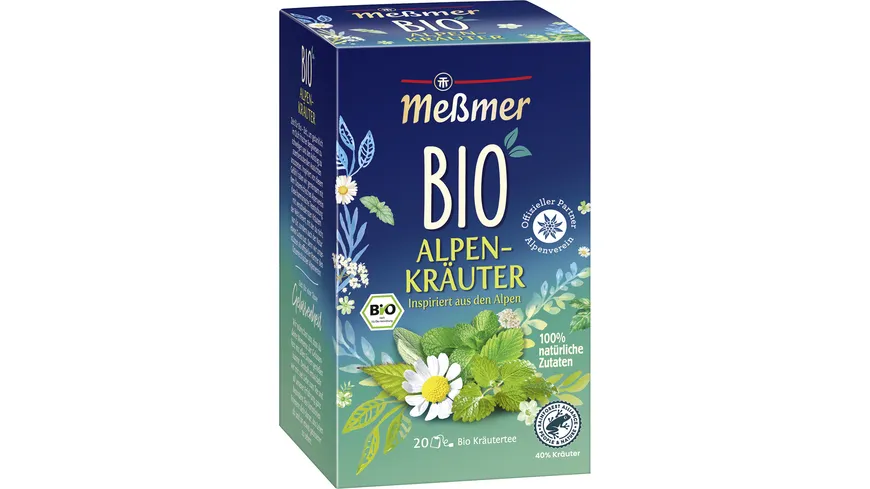 Meßmer Bio-Tee Alpenkräuter 40 g