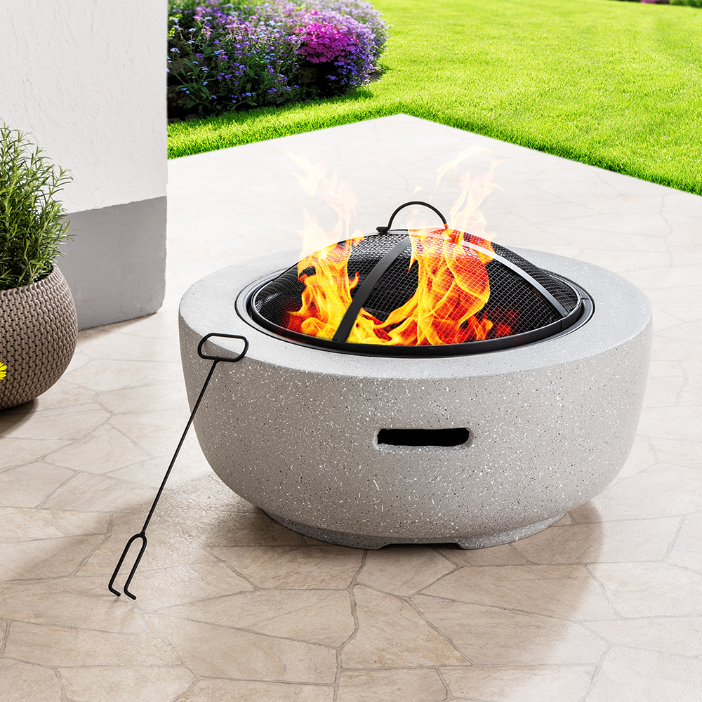Green Yard GreenYard® Feuerschale, ca. 60,5 x 60,5 x 39 cm