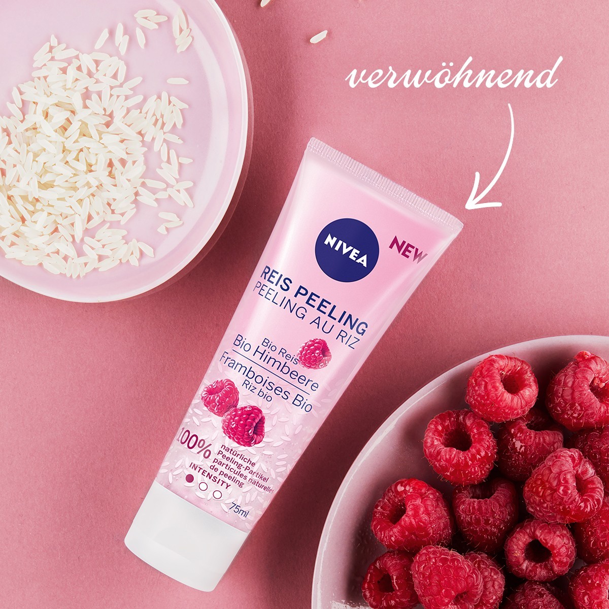 Reis Peeling Bio Himbeere