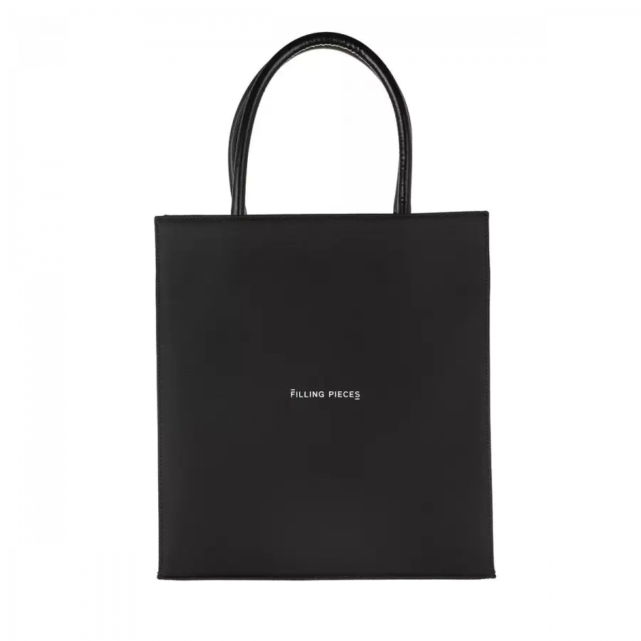 Filling Pieces - Filling Pieces Shoulder Bags Leder Black - schwarz
