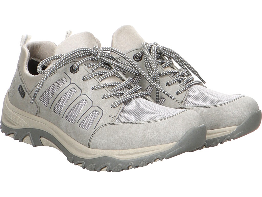 RIEKER Sportliche Slipper grau