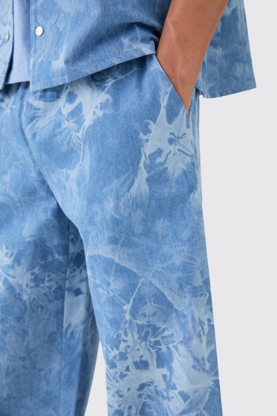 Lockere Jeans mit elastischem Bund
