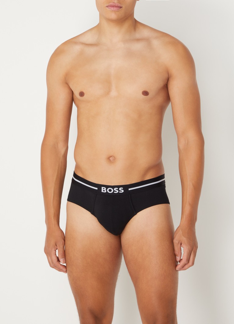 HUGO BOSS Biopamut alsónadrág 3 darabos kiszerelésben