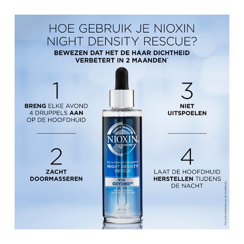 Nioxin Εντατική Φροντίδα Νύχτας Πυκνότητας 70 ml