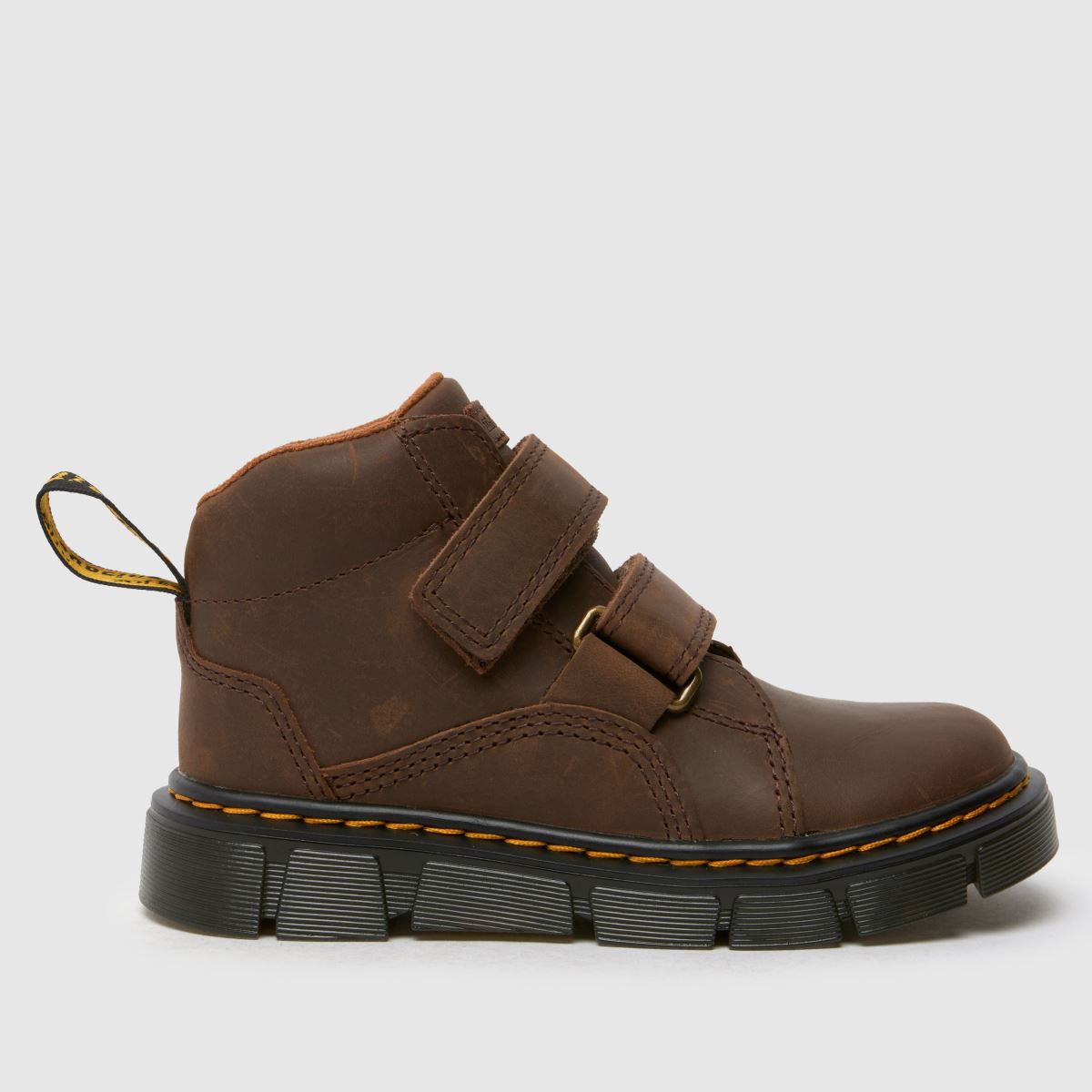 Dr. Martens sötétbarna raffe eo fiú junior csizma