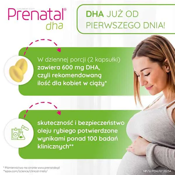 Prænatal DHA, Omega-3 Formel fra begyndelsen af graviditeten til slutningen af amningen, Kapsler