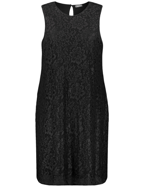 Ärmelloses Spitzenkleid mit Stretchkomfort