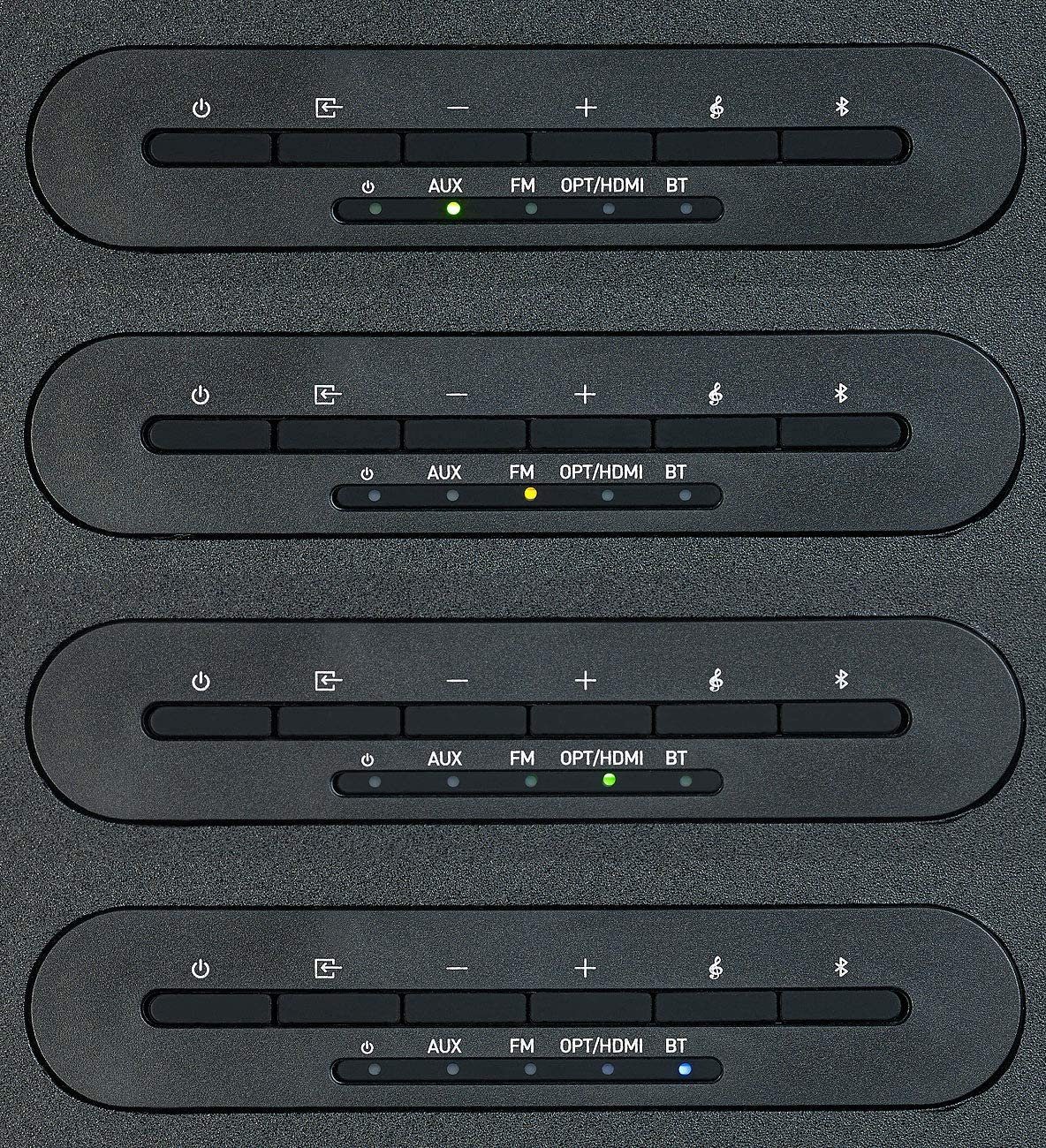 auvisio Soundbar MSX-700.dig 2.1-Soundbase integrierter Subwoofer Bluetooth Soundbar (60 W)