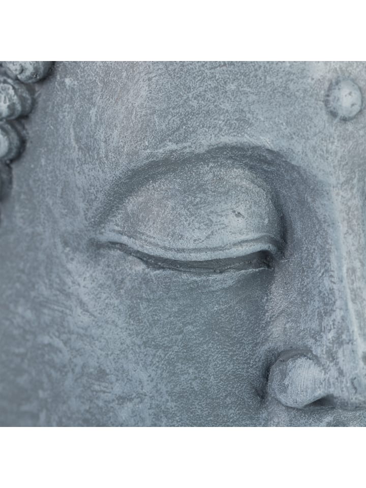 relaxdays Buddha Figur in Hellgrau - (H)50 cm günstig kaufen onesize