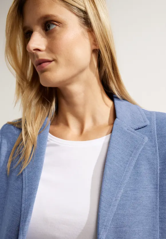 CECIL Sweatblazer in Piqué