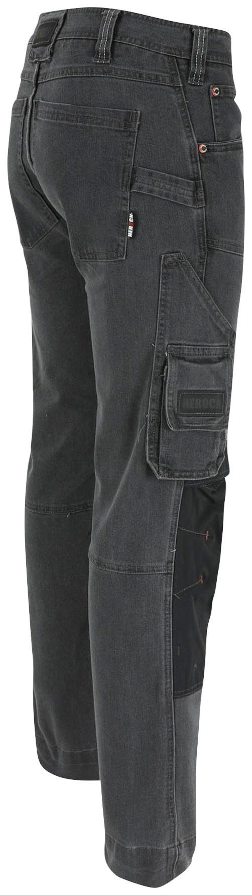Herock Arbeitshose Sphinx Hoses Stretch-Jeanshose, mehreren Taschen, mit Coolmax® und Thermolite®