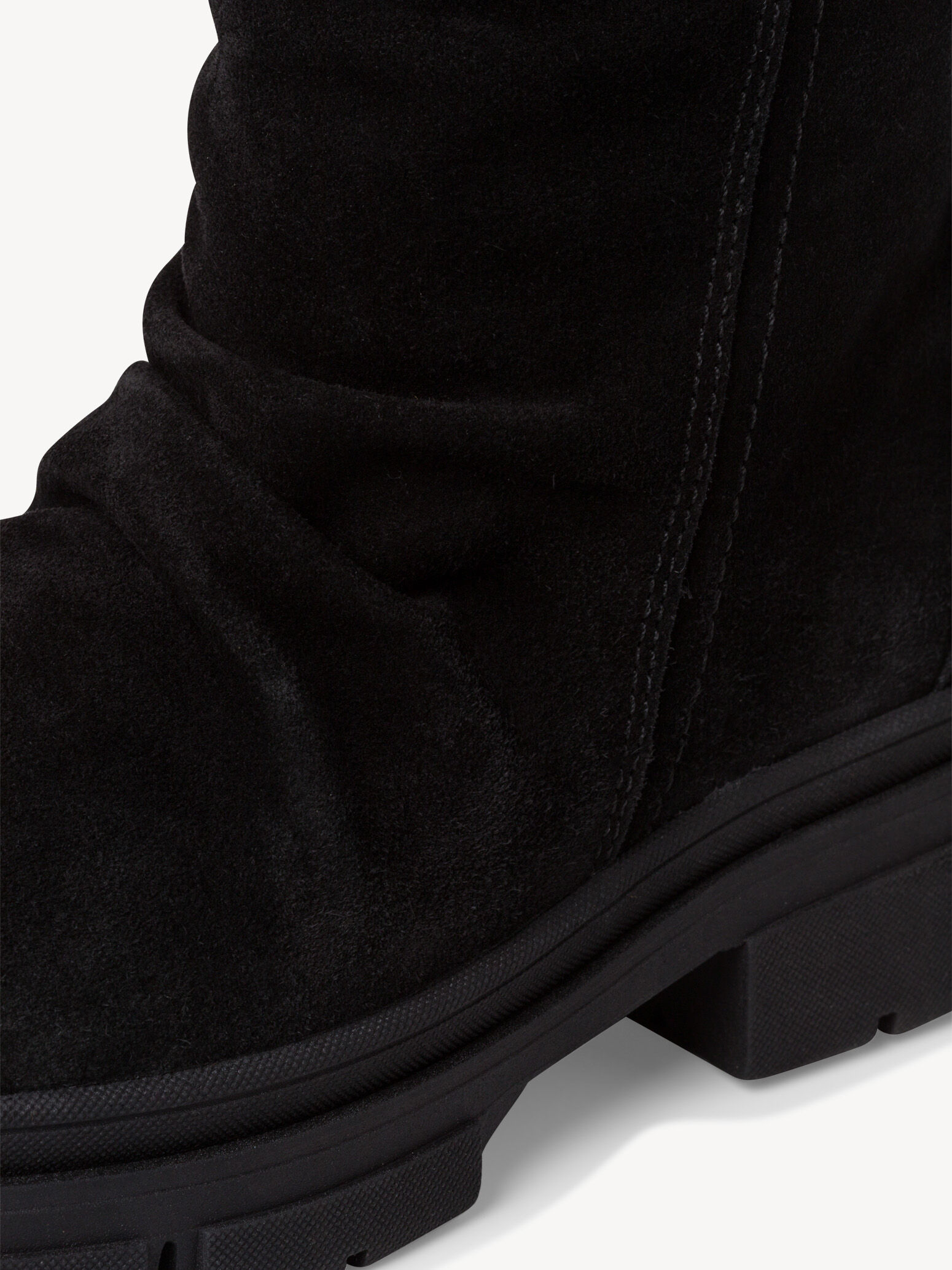 Bottine en cuir - noir doublure chaude
