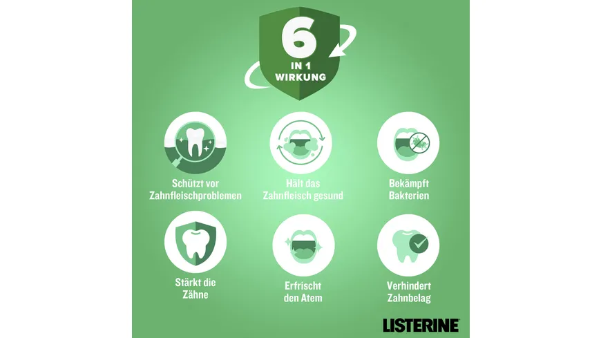 Listerine Mundspülung Total Care Zahnfleisch-Schutz 500 ml