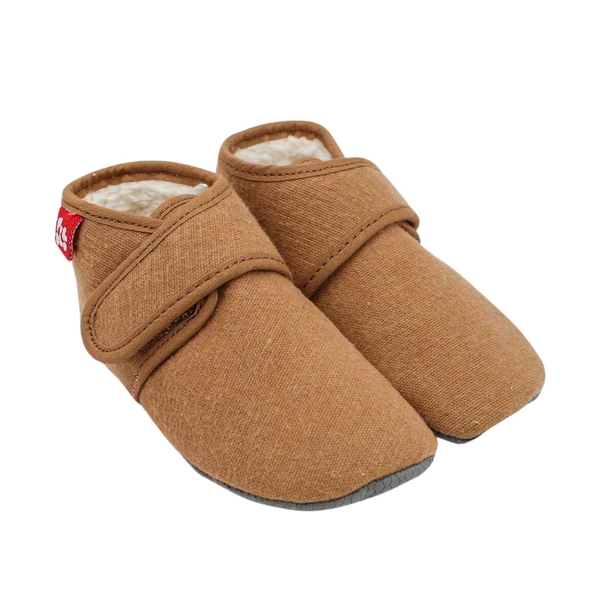 POLOLO Kinderschuhe Cosy, Barfuß Hausschuh aus Bio-Baumwolle (kBA)