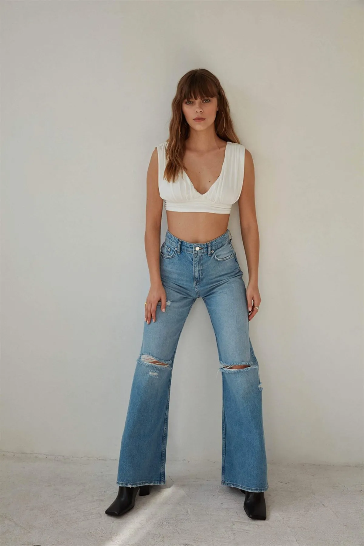 VATKALI  90er-Jahre-Jeans mit weitem Bein