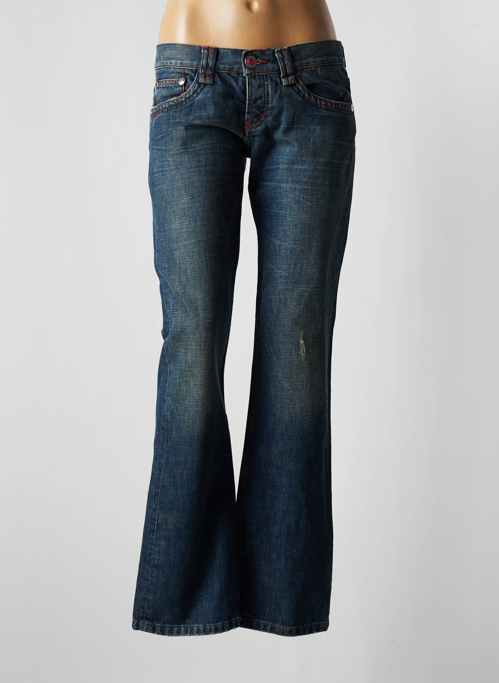 Pinko Jeans Coupe Droite Femme couleur bleu