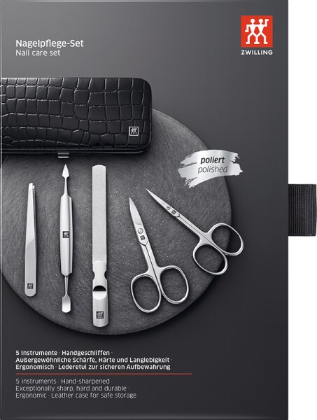 ZWILLING Beauty Classic Nagelpflege-Set - black Maniküre-Set