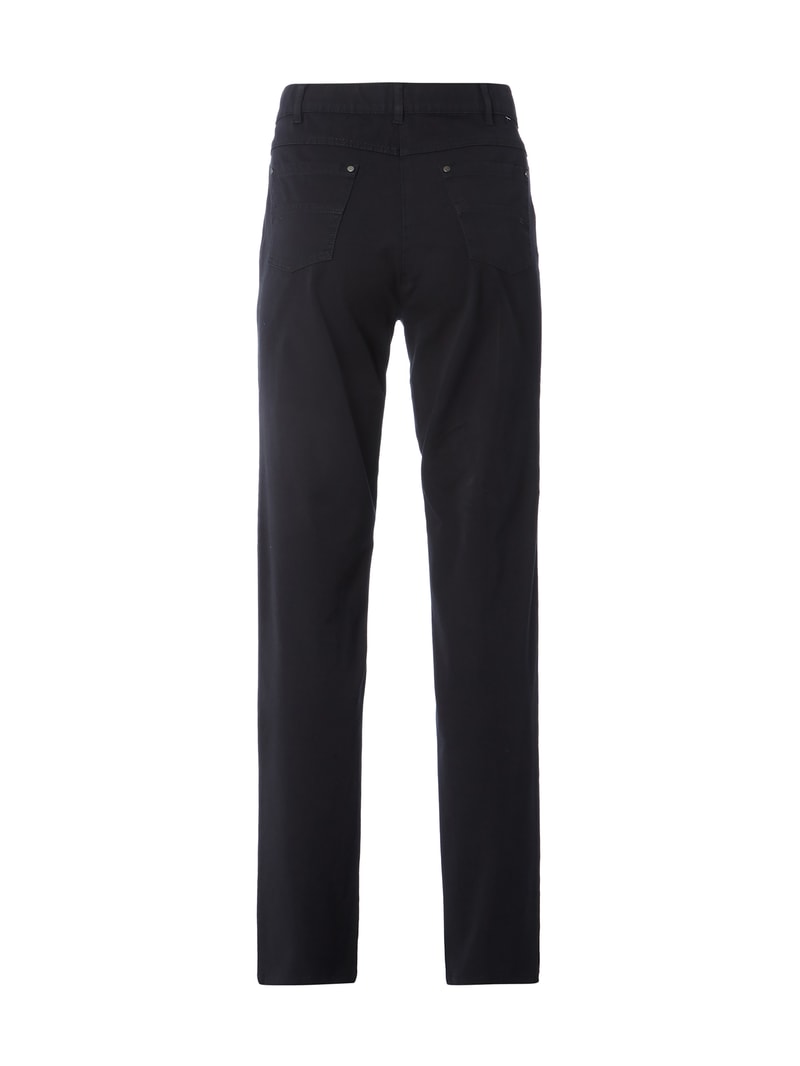 Coloured Comfort Fit Jeans Modell 'Greta' in marineblau