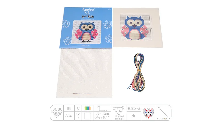 Anchor Stickset 1st Kit - Zoe, die Eule
