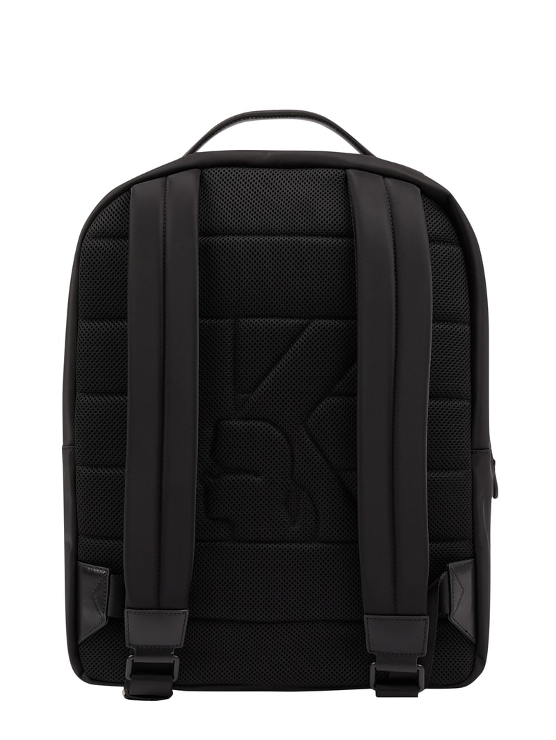 Rucksack mit Multimediafach in schwarz