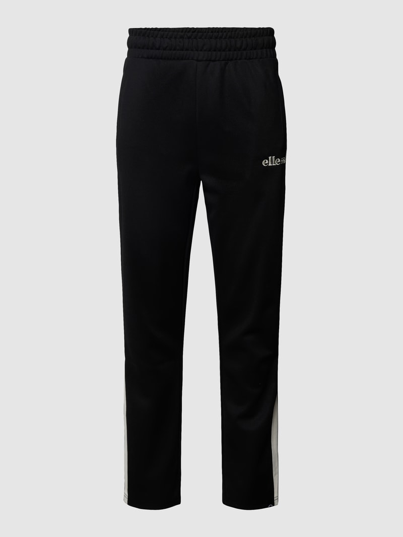 Sweatpants mit elastischem Bund in schwarz
