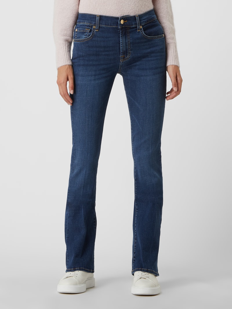 Bootcut Jeans mit Lyocell-Anteil in blau