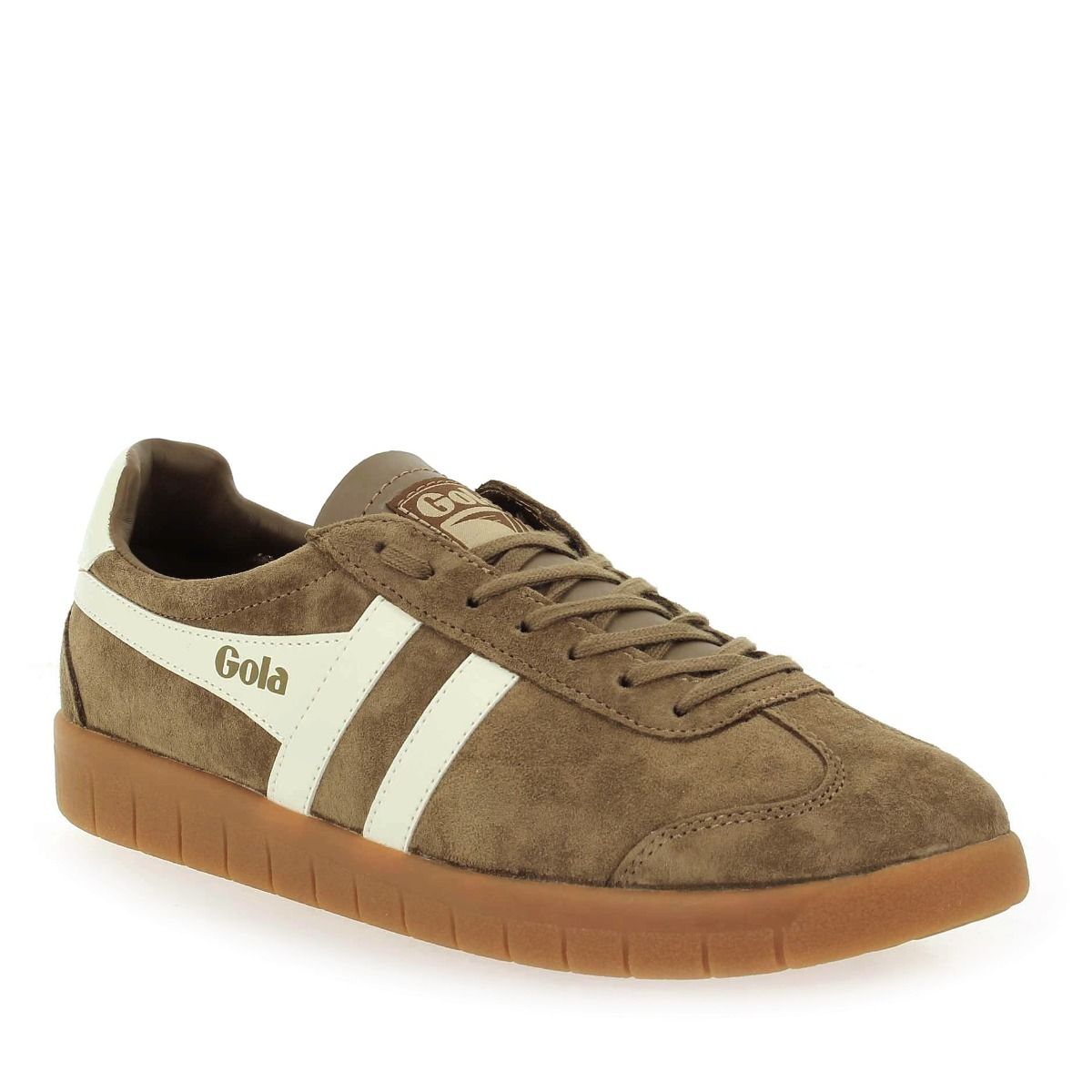 Gola  HURRICANE SUEDE CMB046 - Tabac Écru