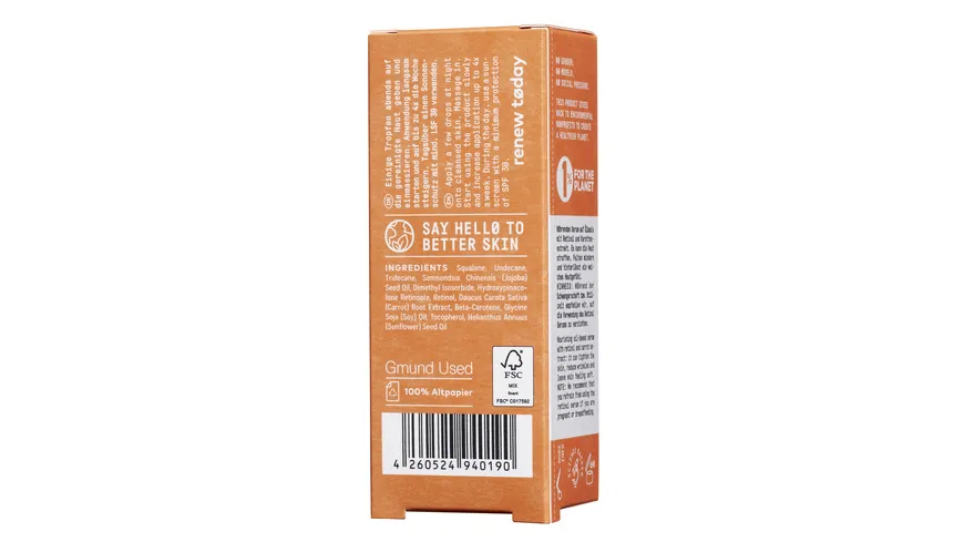 Nø Cosmetics renew tøday Retinol Serum 20 ml