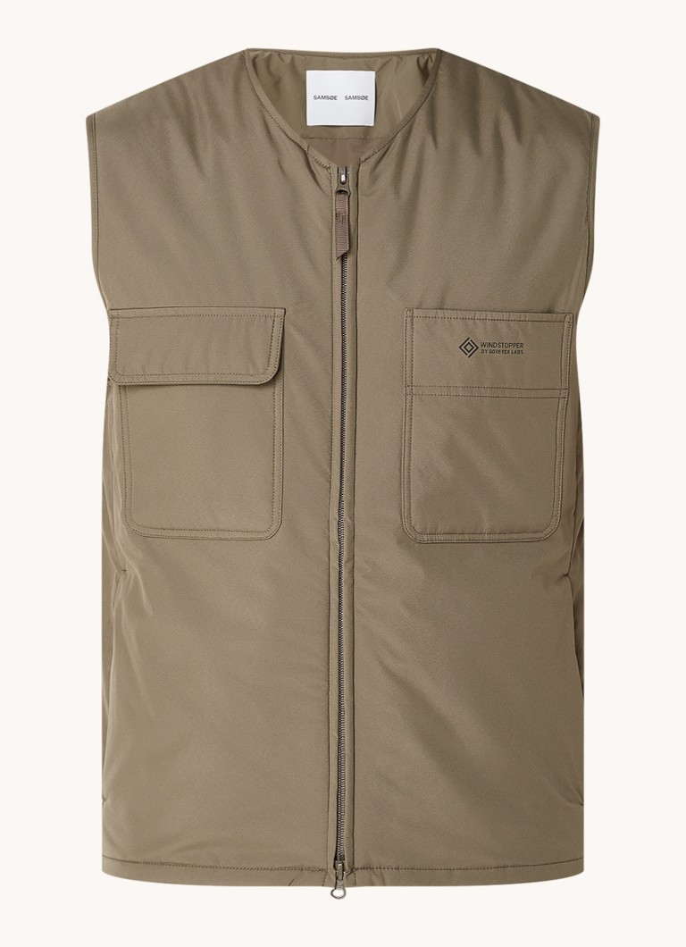 SAMSØE SAMSØE Chaleco padded without mangas Samoris with bags with rack