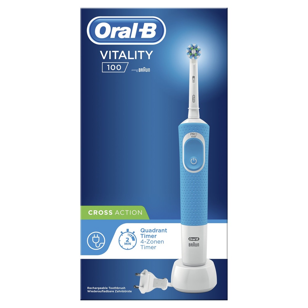 oral-b Oral-B Vitality 100 Brosse À Dents Électrique Bleue Brosse À Dents Electrique