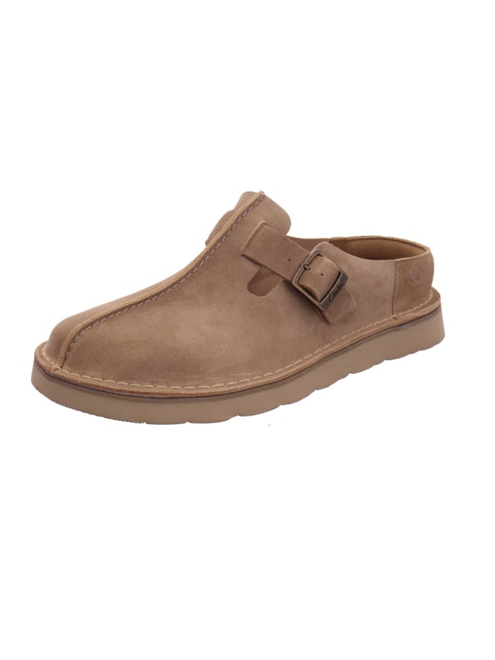 Clarks Pantolette in sand günstig kaufen