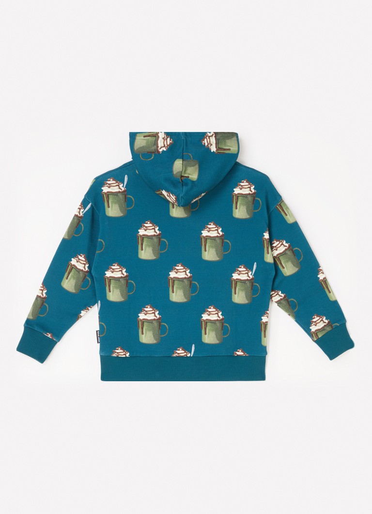 Snurk Hot Chocolate Print Pyjama Top z organicznej bawełny