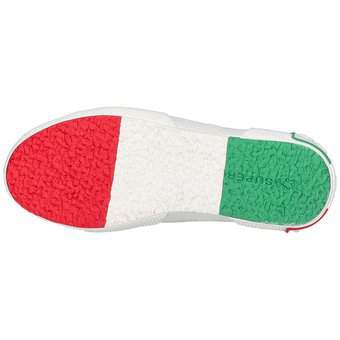 Superga Big Rubber Patch Sneaker in weiß