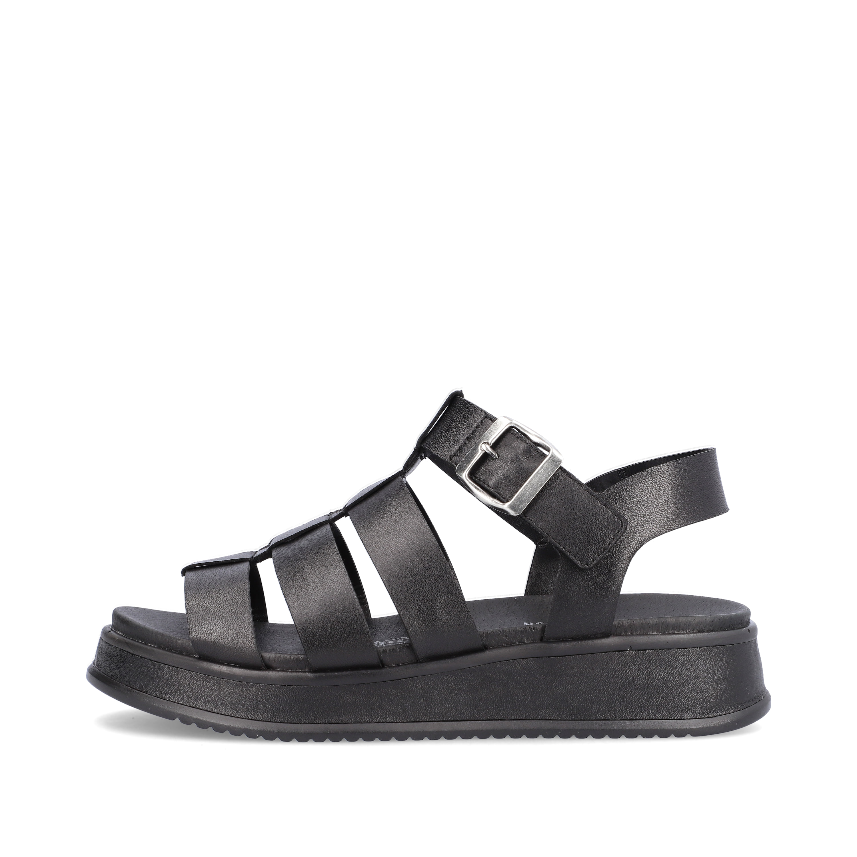 Rieker Damen Riemchensandalen night black
