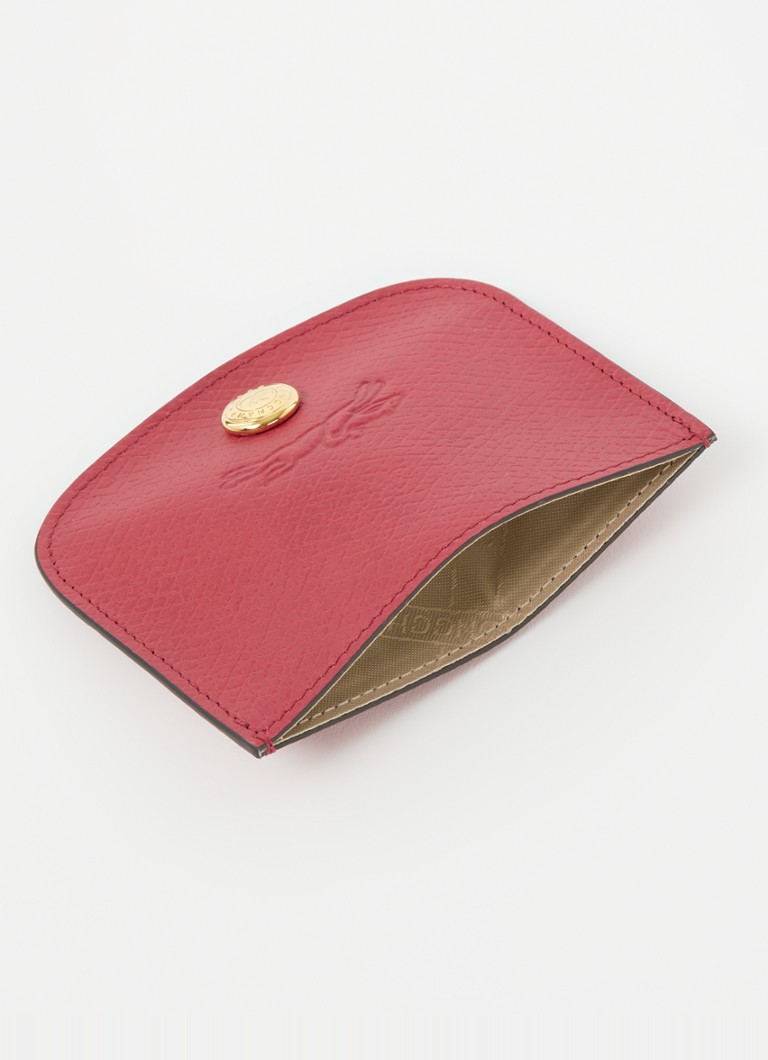 Etui na karty Longchamp z prawdziwej skóry