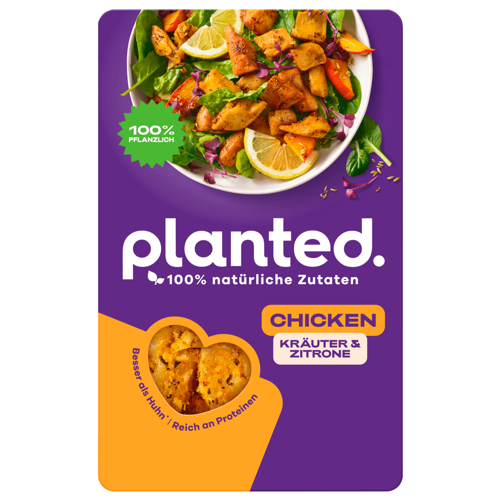 Planted. Chicken Kräuter & Zitrone vegan 160g