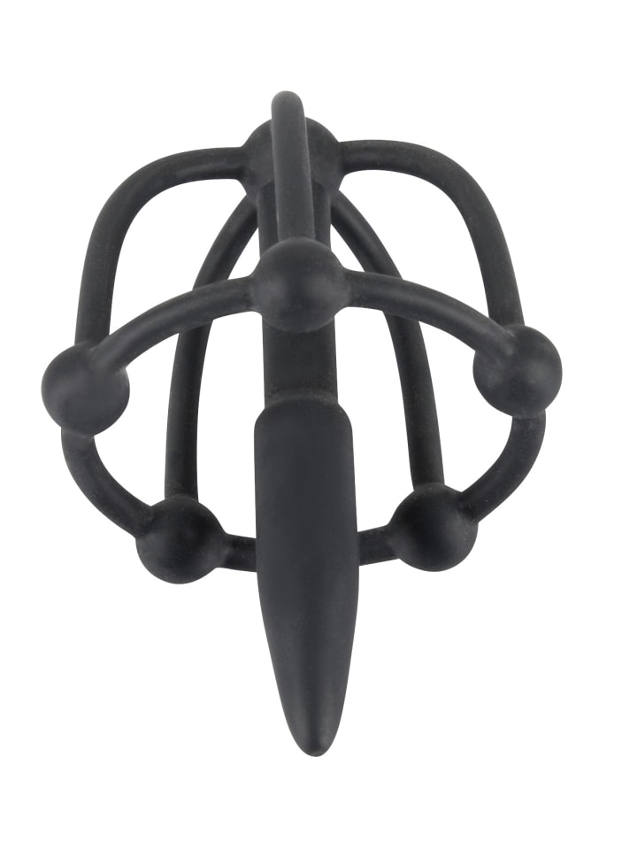 Penisplug Penisplug With Glans Cage in schwarz günstig kaufen 57 mm