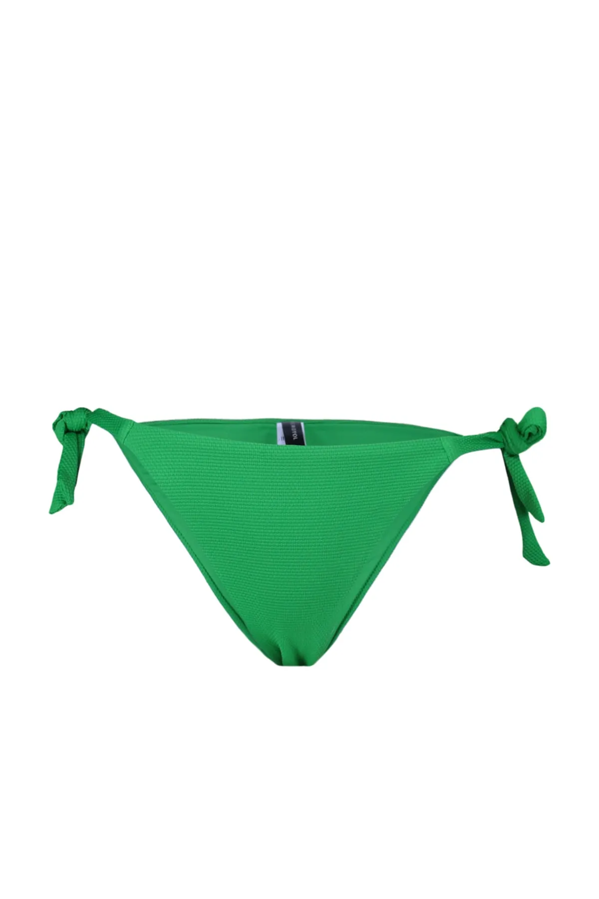 Trendyol Collection  Strukturierte Bikinihose mit normalem Beinausschnitt in Grün zum Binden TBESS23BA00064
