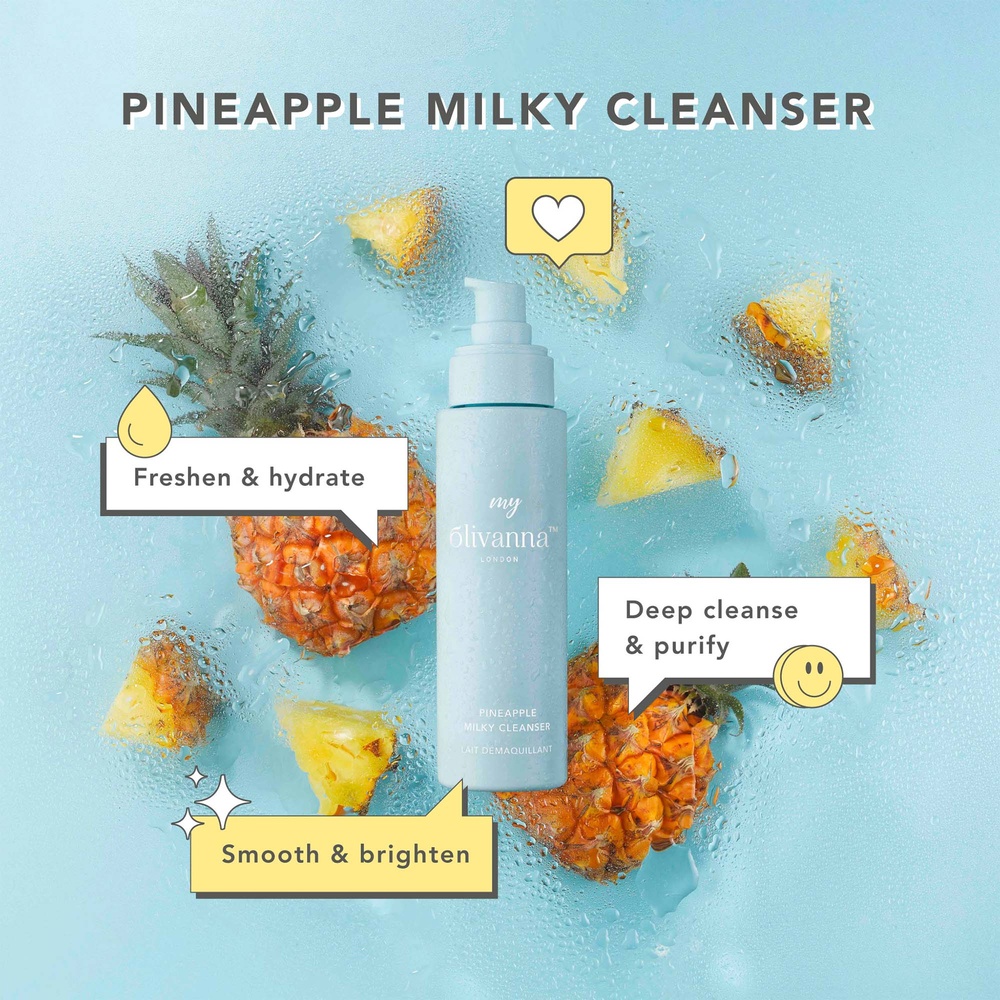 olivanna My Olivanna Pineapple Milky Cleanser Lait nettoyant